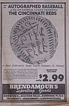 1970 Brendamours - Autographed Baseball Cincinnati Enquirer Oct 9.jpg