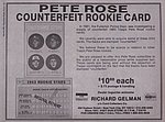 1985 Richard Gelman - Counterfeit Rookie Ad BHN Mar.jpg