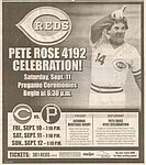 2010 Cincinnati Reds - 4192 Celebration Ad Cincinnati Enquirer Sept 5.jpg