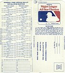 1970 Major League Baseball - All-Star Game Official Ballot.jpg