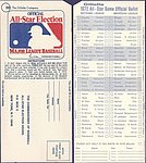 1972 Major League Baseball - All-Star Game Official Ballot.jpg