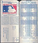 1977 Major League Baseball - All-Star Game Official Ballot - Expos Variation.jpg