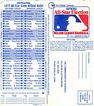 1977 Major League Baseball - All-Star Game Official Ballot.jpg