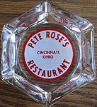 1975 Pete Roses Restaurant - Ashtray - 6 Sided.jpg