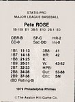 1979 Avalon Hill Game Co - Statis Pro Baseball Game Card - 1978 Reds.jpg