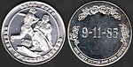 1985 Chicagoland Processing Enviromint (CPE) - Silver Coin Round - All Time Hit Leader - Var 11.jpg