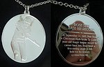 1985 The Franklin Mint - Silver Coin Pendant Round Medal - Rose Sets Base Hit Record.jpg