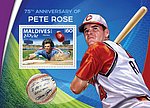 2016 Republic of Maldives - 75th Anniversary of Pete Rose Stamp 16506b.jpg