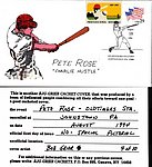 RJG - Grier Cachets 1994 - Hand Painted Cachet Cover - Pete Rose Charlie Hustle.jpg
