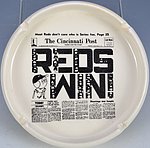 1976 Burkhardts Mens Store - Ceramic Ashtray - 1976 Cincinnati Post Reds Win.jpg