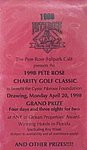 1998 Ballpark Cafe - Pete Rose Charity Golf Classic - Drawing ticket.jpg