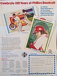 1983 Perez-Steele Galleries - Great Phillies Players and Great Phillies Moments Set of Postcards - Ad Sheet and Order.jpg