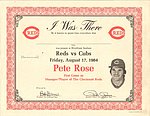 1984 Cincinnati Reds - Certificate - First Game as the Reds PlayerManager.jpg
